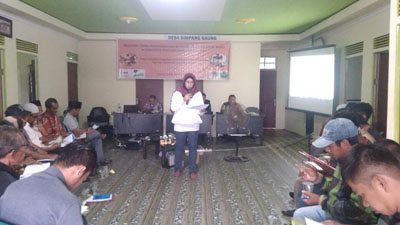 Perangkat Desa Gaung Ikuti Sosialisasi Program dan Pelatihan Penyusunan Proposal Perhutanan Sosial